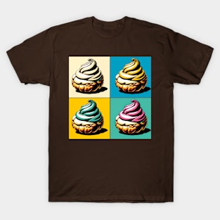 Pop Religieuse Pastry Art - French Cuisine Culinary T-Shirt